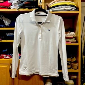 Tory Burch white polo shirt
